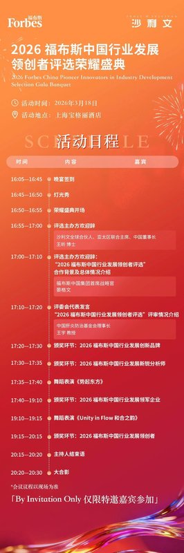 浪潮奔涌中捕捉方向;领创者以创新重塑规则,2026荣耀盛典即将点亮上海之夜。 IT技术