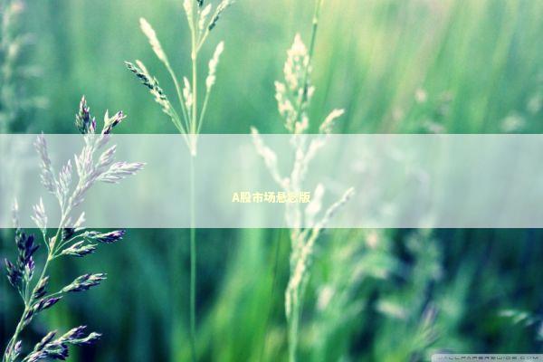 A股市场悬念版 新闻