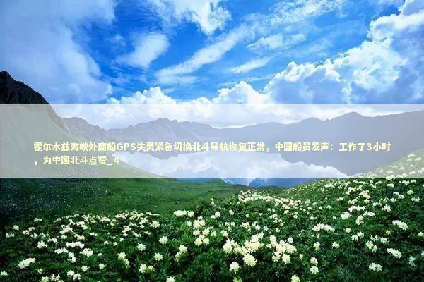 霍尔木兹海峡外商船GPS失灵紧急切换北斗导航恢复正常,中国船员发声:工作了3小时,为中国北斗点赞_4 霍尔木兹海峡外商船GPS失灵紧急切换北斗导航恢复正常,中国船员发声:工作了3小时,为中国北斗点赞_4 新闻