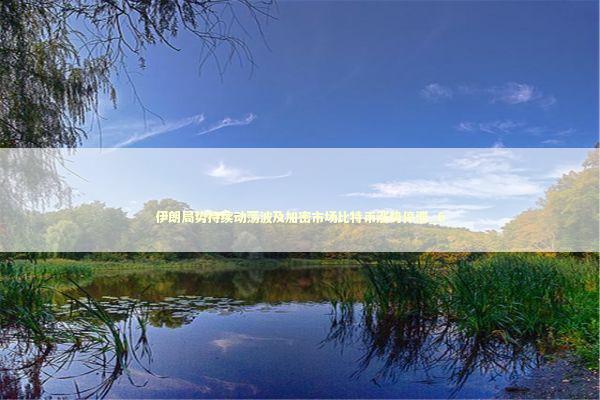 伊朗局势持续动荡波及加密市场比特币涨势停滞_6 伊朗局势持续动荡波及加密市场比特币涨势停滞_6 新闻