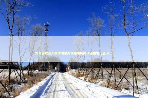 外交部发言人就伊朗最高领袖哈梅内伊遇害答记者问_1 外交部发言人就伊朗最高领袖哈梅内伊遇害答记者问_1 新闻